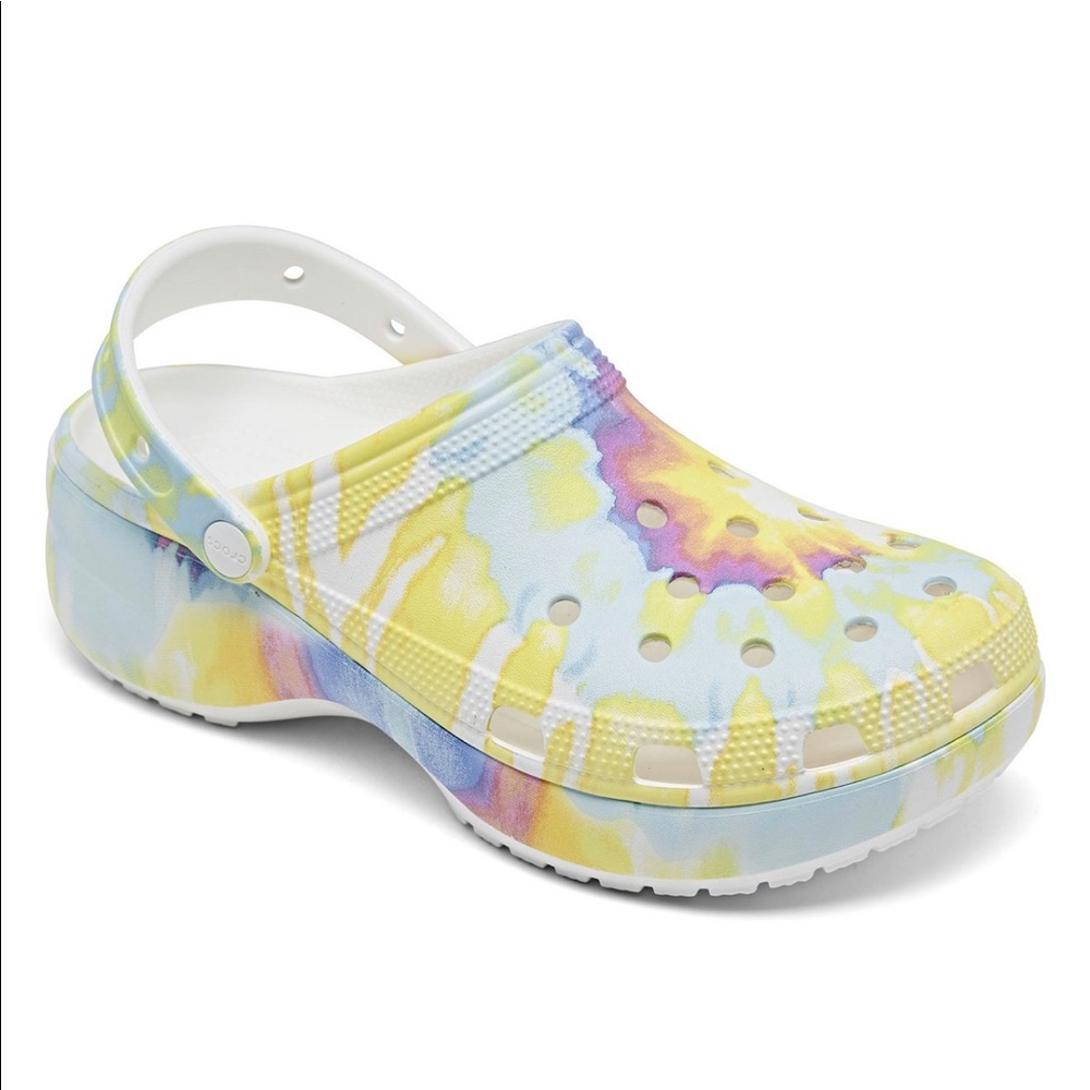 Women’s Classic Platform Tie-Dye Crocs
